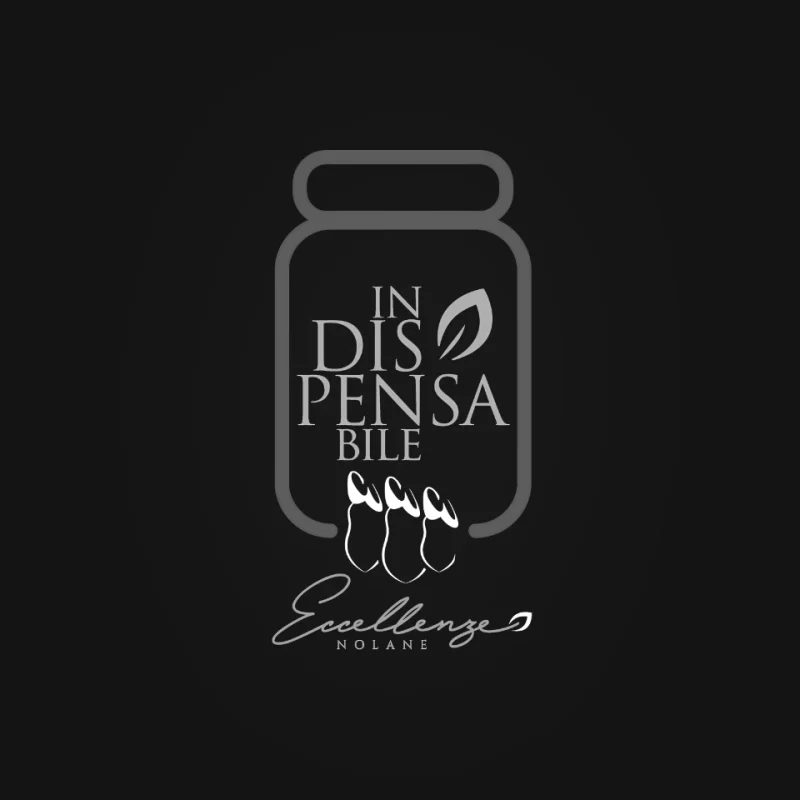 Logo de la marque Indispensabile sur fond noir