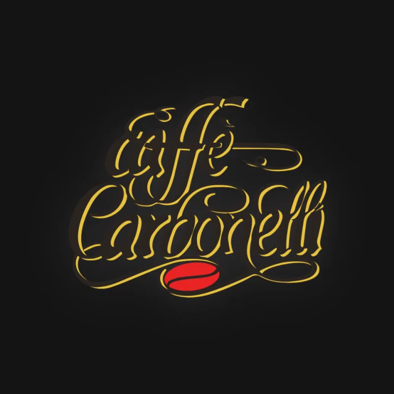 Logo de la marque Carbonelli sur fond noir