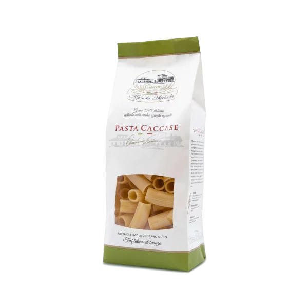 Paquet de pâte Rigatoni de la marque Pasta Caccese