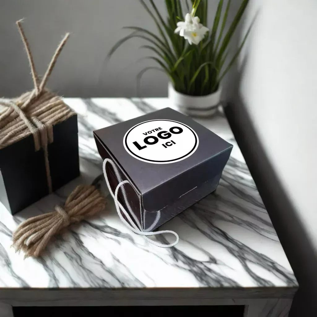 Image d'un exemple d'une boite de Panettone personnalisé