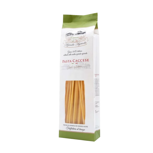 Paquet de pâte Bucatini de la marque Pasta Caccese